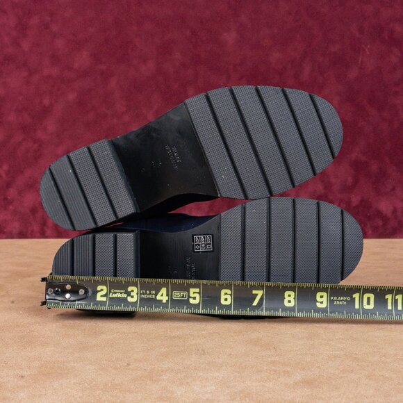 Stuart Weitzman Women Boulevard Nice Blue Suede fashion Western Lug Boots sz 6 - Picture 5 of 8